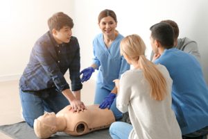 cpr first aid training class