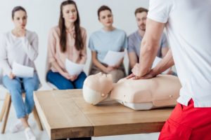 cpr first aid training class