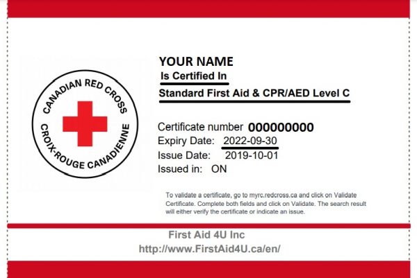 Standard First Aid and CPR Recertifications | First Aid 4U